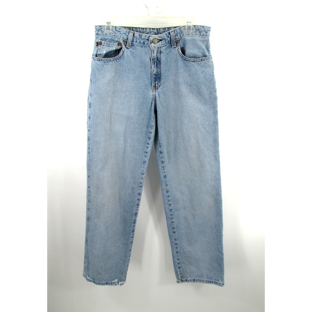 Polo Ralph Lauren Classic Straight Leg Jeans Women 8 Blue Denim Mid Rise Cotton